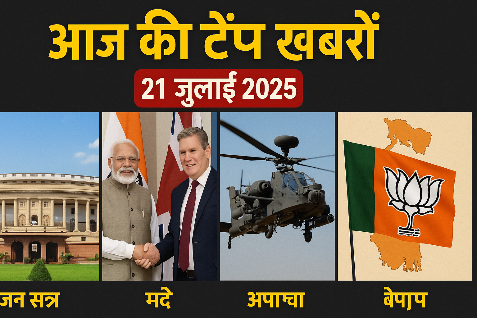 21 जुलाई की बड़ी खबरें: मोदी की यात्रा, संसद सत्र और बंगाल की हलचल
