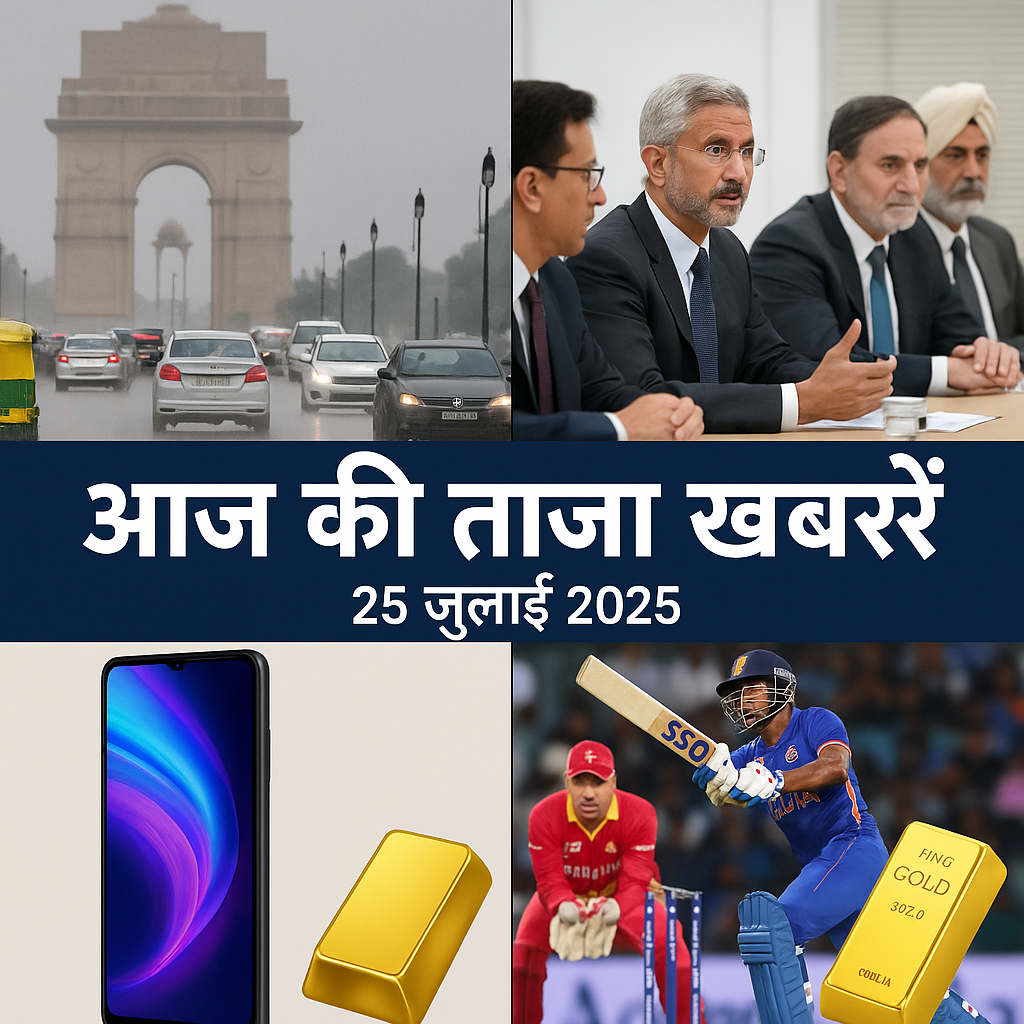 आज की ताज़ा खबरें – 25 जुलाई 2025 |